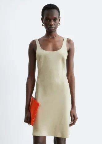 Satin Slip Mini Dress