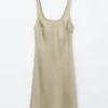 Satin Slip Mini Dress