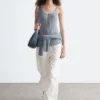 Scalloped Tank Top