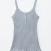 Scalloped Tank Top