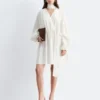 Scarf-Detail Wrap Mini Dress