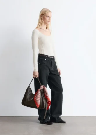 Scoop-Neck Bodysuit