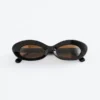 Sculpted Oval Sunglasses
