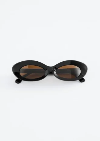 Sculpted Oval Sunglasses