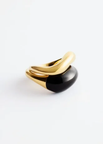 Sculptural 2-Pack Ring Set