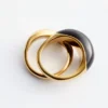 Sculptural 2-Pack Ring Set