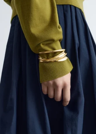 Sculptural Cuff Bracelet