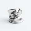 Sculptural Double-Wrap Ring