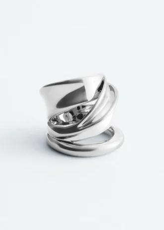 Sculptural Double-Wrap Ring