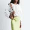 Sculptural Drawstring Blouse