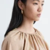 Sculptural Drawstring Blouse