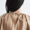 Sculptural Drawstring Blouse