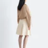 Sculptural Drawstring Blouse