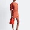 Sculptural Ruched Mini Dress
