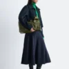 Sculptural-Sleeve Jacket