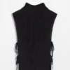 Semi-Sheer Bib Collar