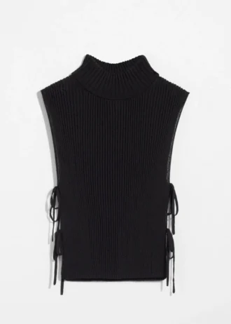 Semi-Sheer Bib Collar