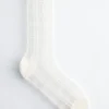 Sheer Checked Socks
