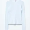 Sheer Long-Sleeve Top