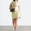 Shimmer Knit Mini Skirt
