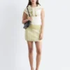 Shimmer Knit Mini Skirt
