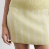 Shimmer Knit Mini Skirt