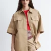 Short-Sleeve Cotton Shirt