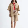 Short-Sleeve Cotton Shirt