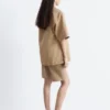 Short-Sleeve Cotton Shirt