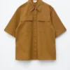 Short-Sleeve Cotton Shirt