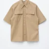 Short-Sleeve Cotton Shirt