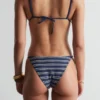 Gathered Triangle Bikini Top