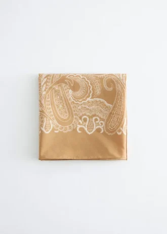 Silk-Blend Paisley Scarf