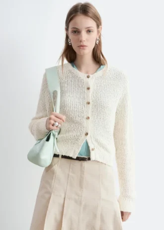 Silk-Cotton Cardigan