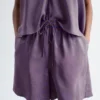 Silk Drawstring Shorts