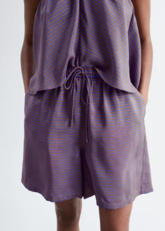 Silk Drawstring Shorts