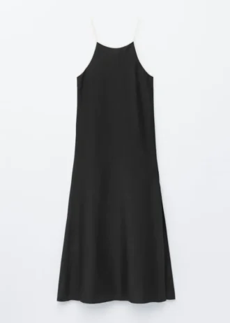 Silk Maxi Strap Dress