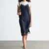 Silk Slip Midi Dress