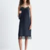 Silk Slip Midi Dress