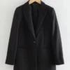 Single Breasted Wool Blazer