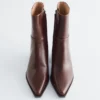 Sleek Leather Cowboy Boots