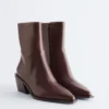 Sleek Leather Cowboy Boots