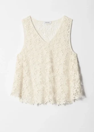 Sleeveless Crochet Top