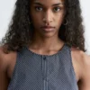 Sleeveless Drawstring Midi Dress
