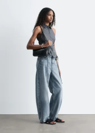 Sleeveless Drawstring Top
