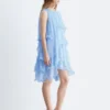 Sleeveless Frill Mini Dress