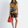 Sleeveless Silk Frill Top