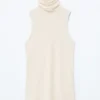 Sleeveless Turtleneck Top