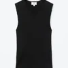 Sleeveless V-Neck Knitted Top