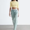 Slim-Fit Cropped T-Shirt